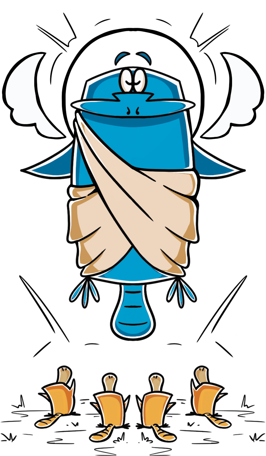 The platypus turned game deity