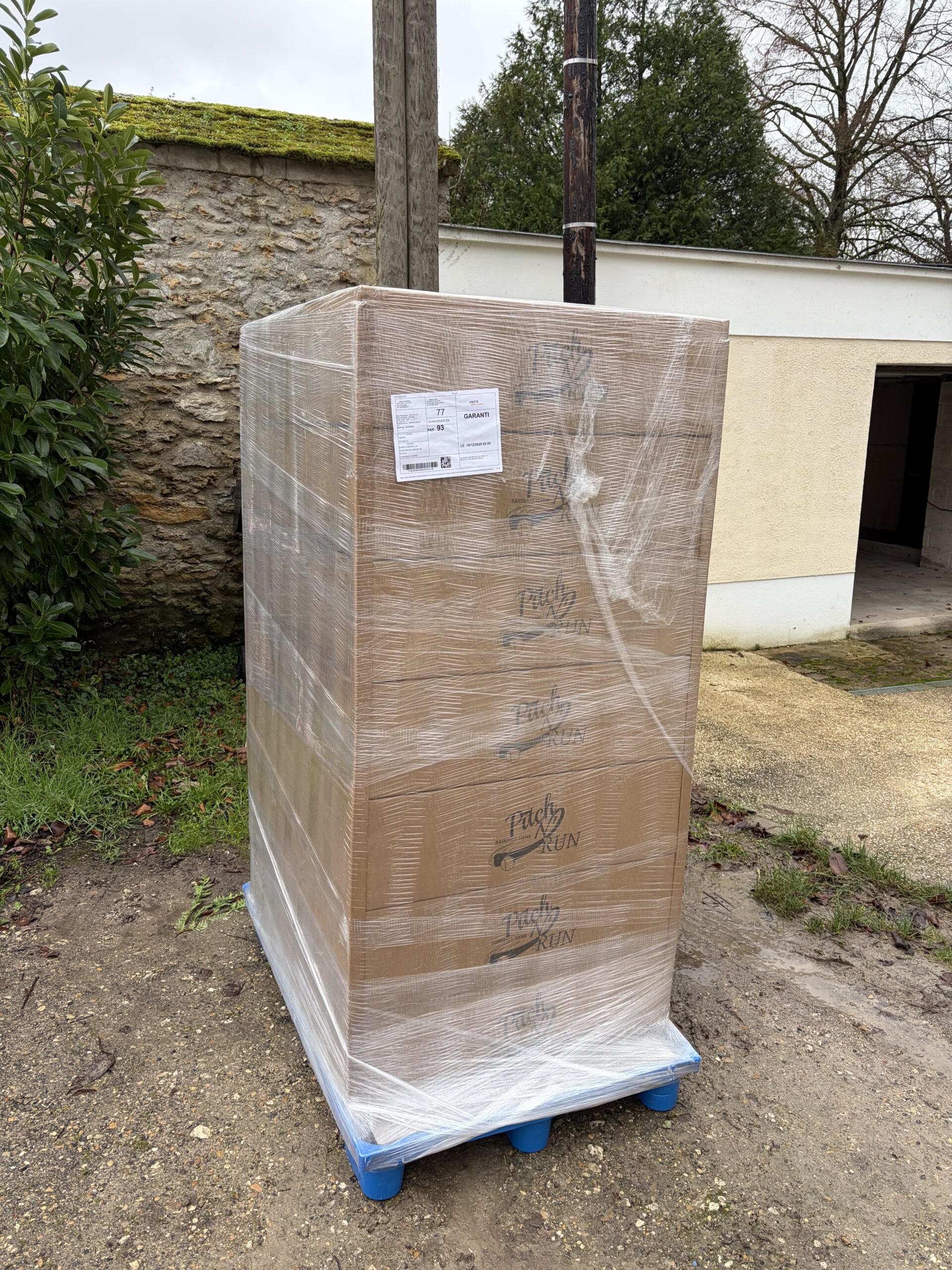 The Pitch N' Run boxes delivered on the doorstep